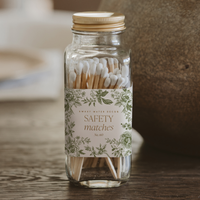 Green Delft White Tip Safety Matches