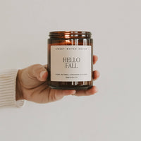 Hello Fall 9 oz Soy Candle