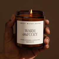 Warm and Cozy 9 oz Soy Candle