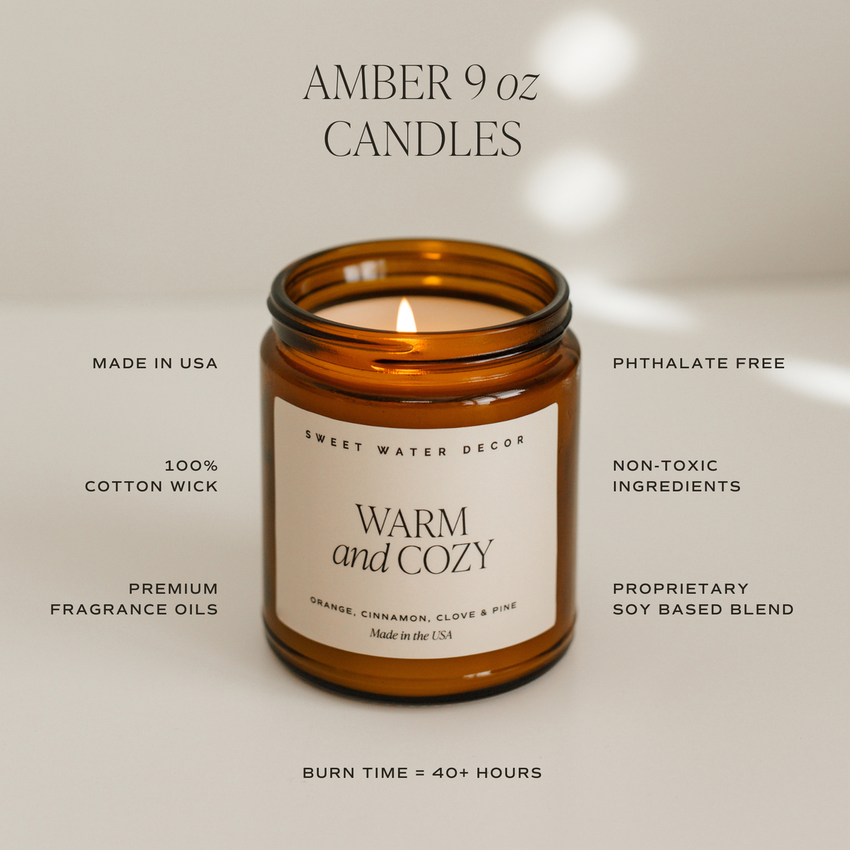 Hello Fall 9 oz Soy Candle