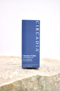 Circadia Chrono-Calm Calming Serum packaging on a stone surface