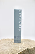 Circadia skincare product on a stone surface with a white background
