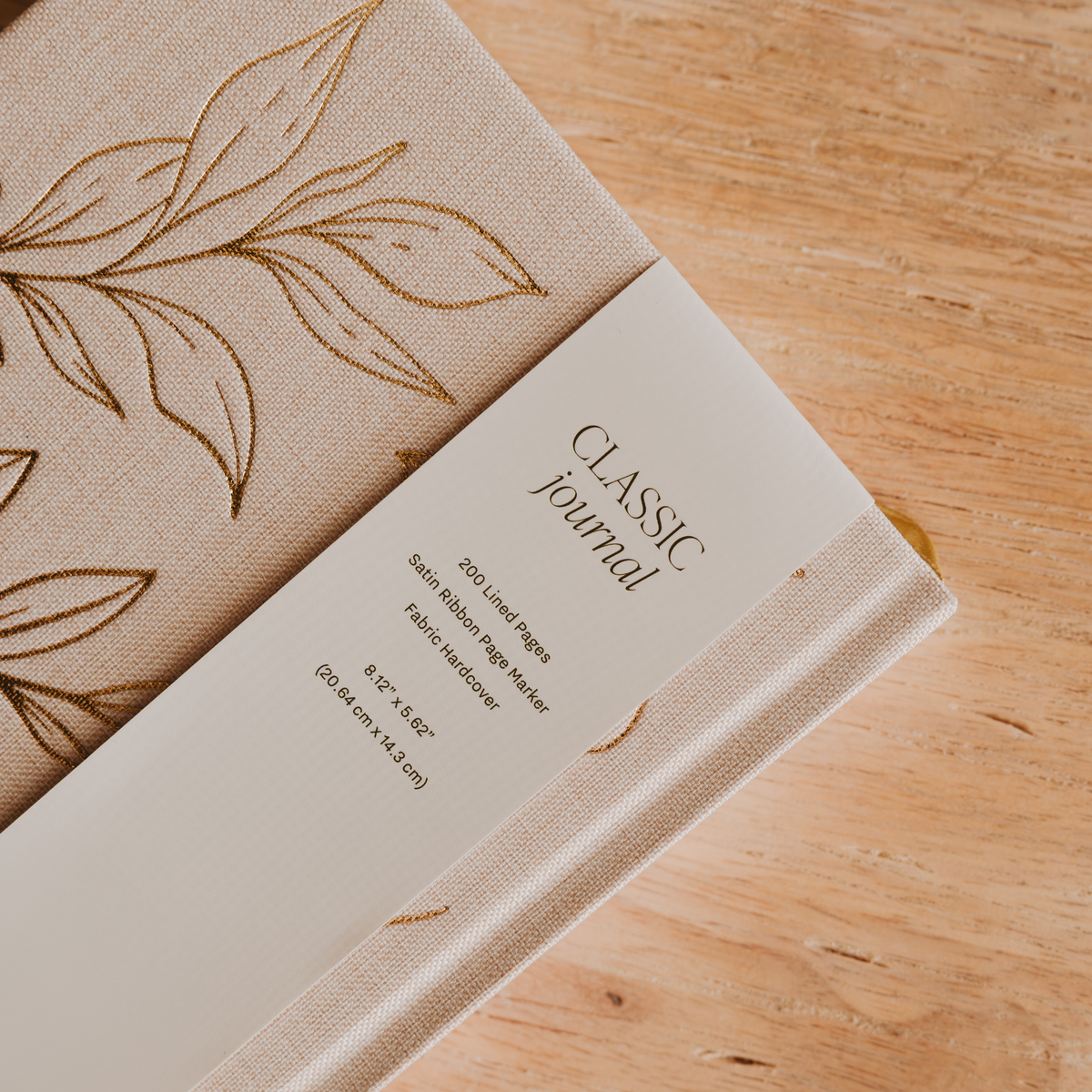 Gold Leaves Notes Journal